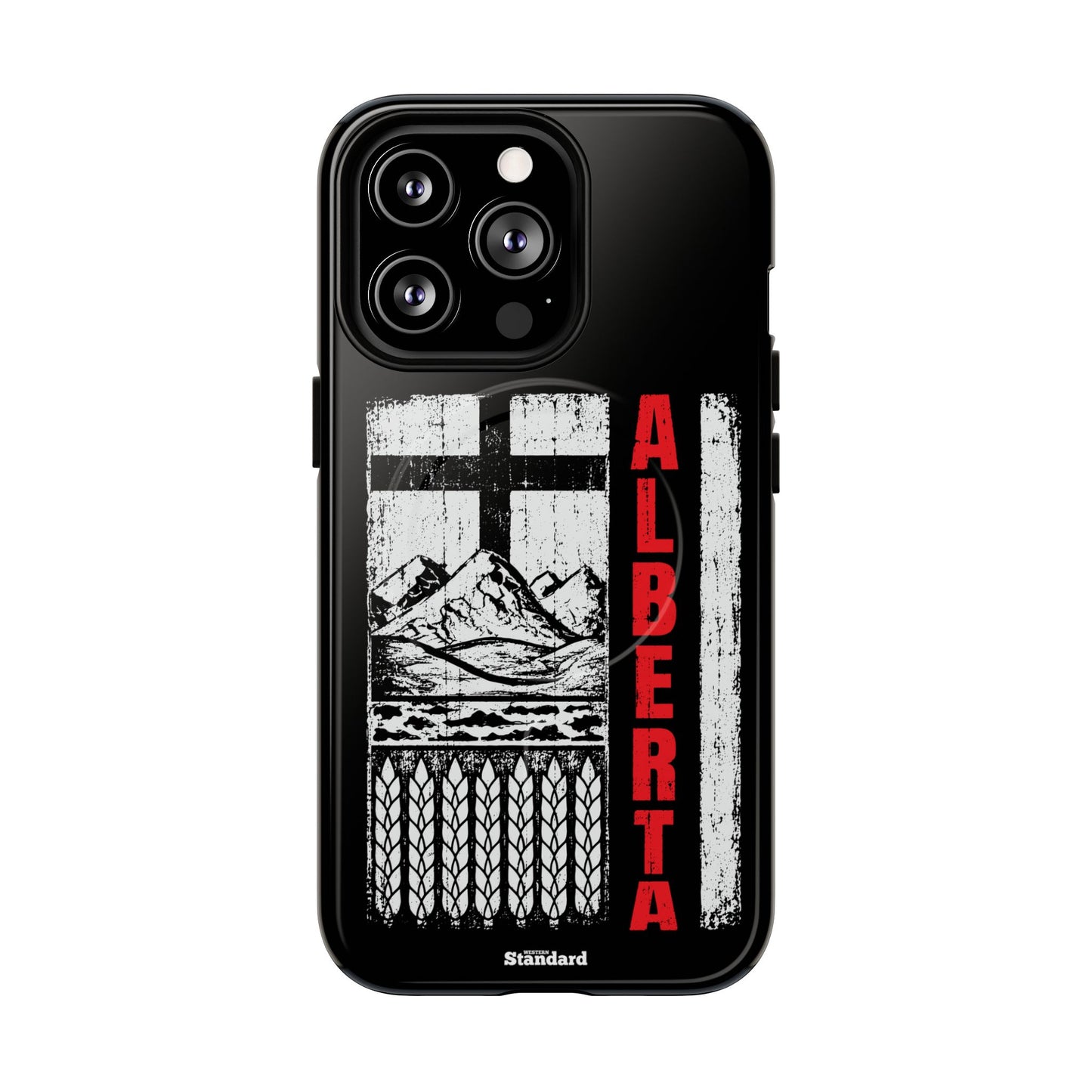 Rugged Alberta Black MagSafe Premium Case