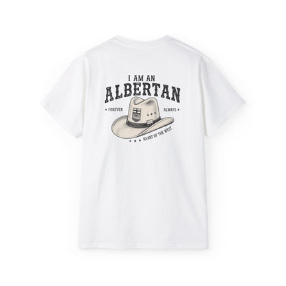 I am Albertan (On the Back) Unisex Premium Tee