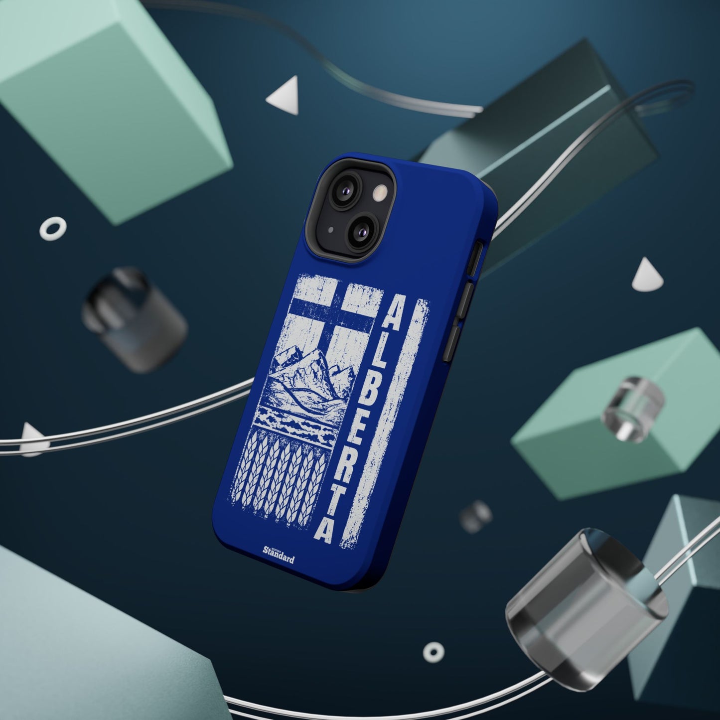 Rugged Alberta Blue MagSafe Phone Case