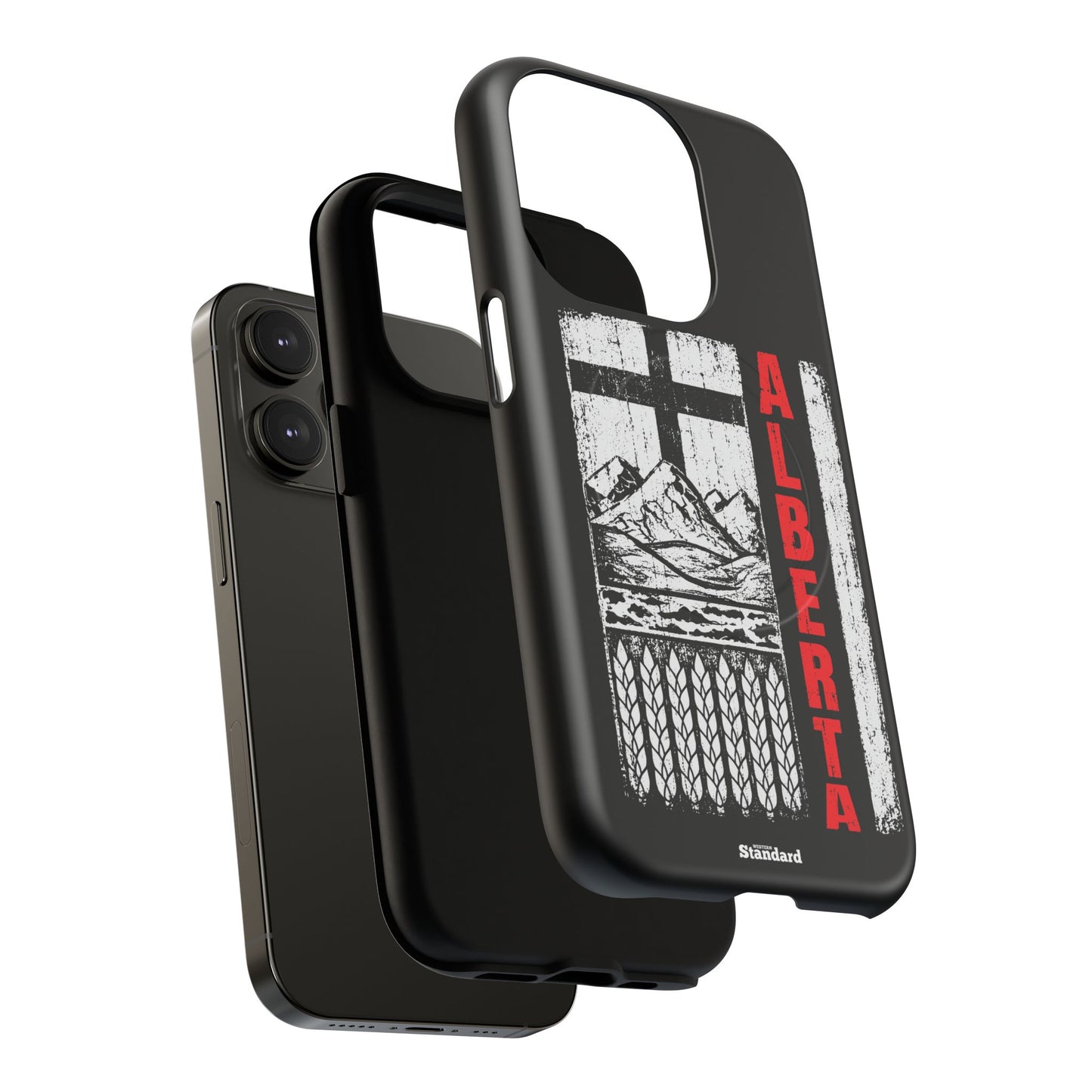 Rugged Alberta Black MagSafe Premium Case