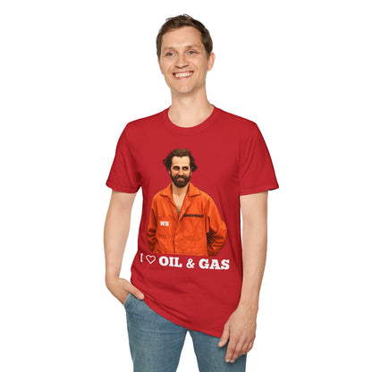 Guilbeault 'I Love Oil and Gas' Unisex T-Shirt
