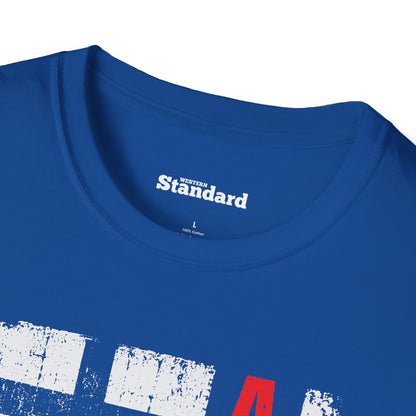 Rugged Alberta Red Unisex T-Shirt