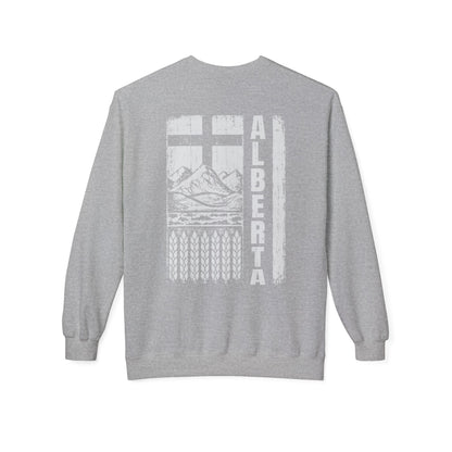 Rugged Alberta (On the Back) Crewneck Sweatshirt