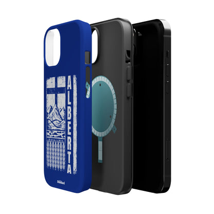 Rugged Alberta Blue MagSafe Phone Case