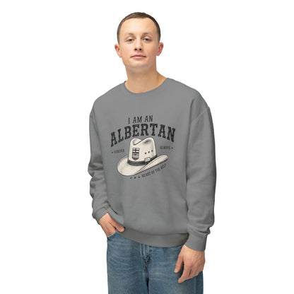 I Am Albertan Premium Unisex Crewneck Sweatshirt