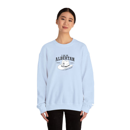 I Am Albertan Unisex Premium Crewneck Sweatshirt (Embroidered)
