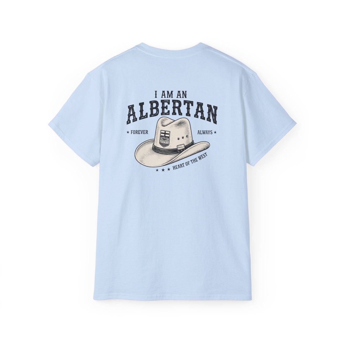 I am Albertan (On the Back) Unisex Premium Tee