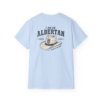 I am Albertan (On the Back) Unisex Premium Tee