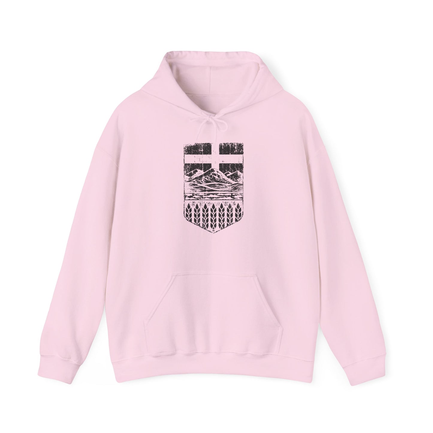 Rugged Shield of Alberta Unisex Hoodie