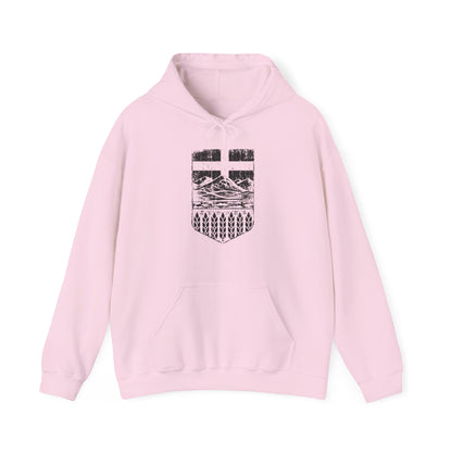 Rugged Shield of Alberta Unisex Hoodie