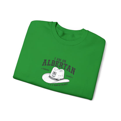 I Am Albertan Unisex Premium Crewneck Sweatshirt (Embroidered)