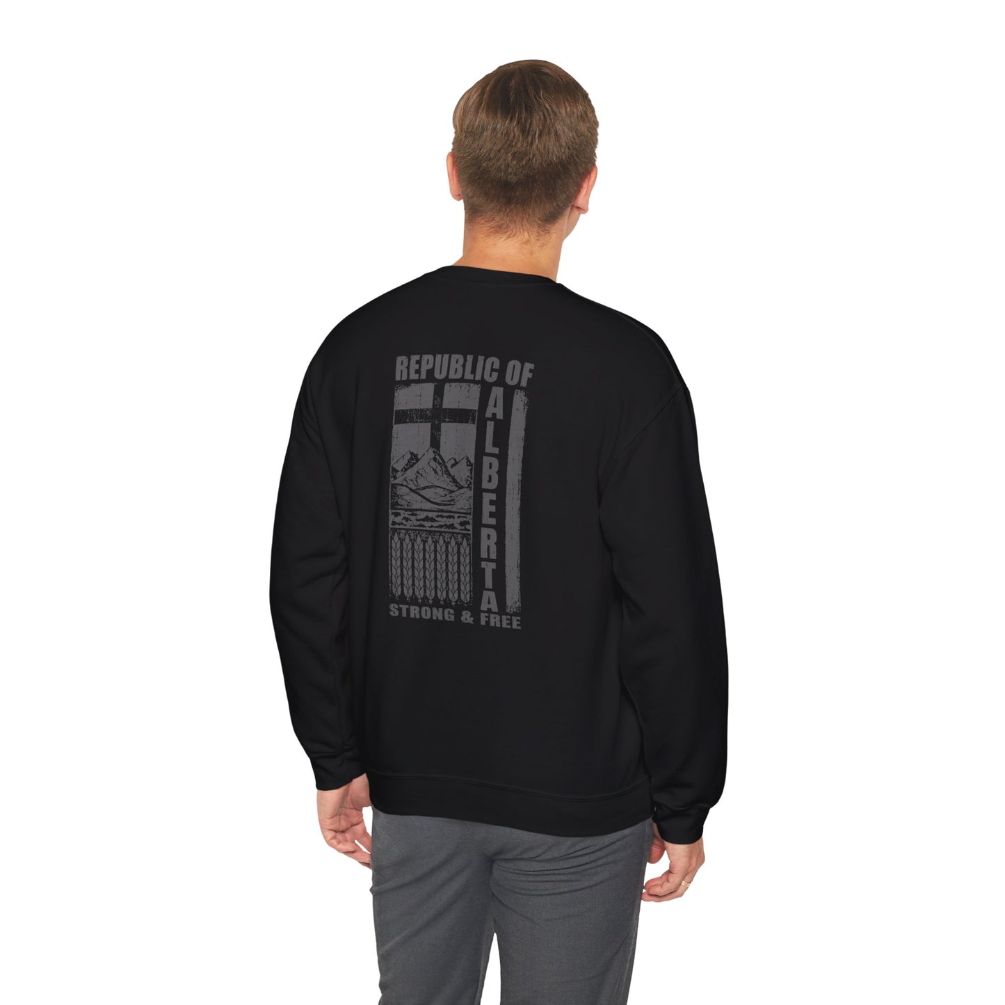Republic of Alberta (On the Back) Premium Crewneck Sweatshirt