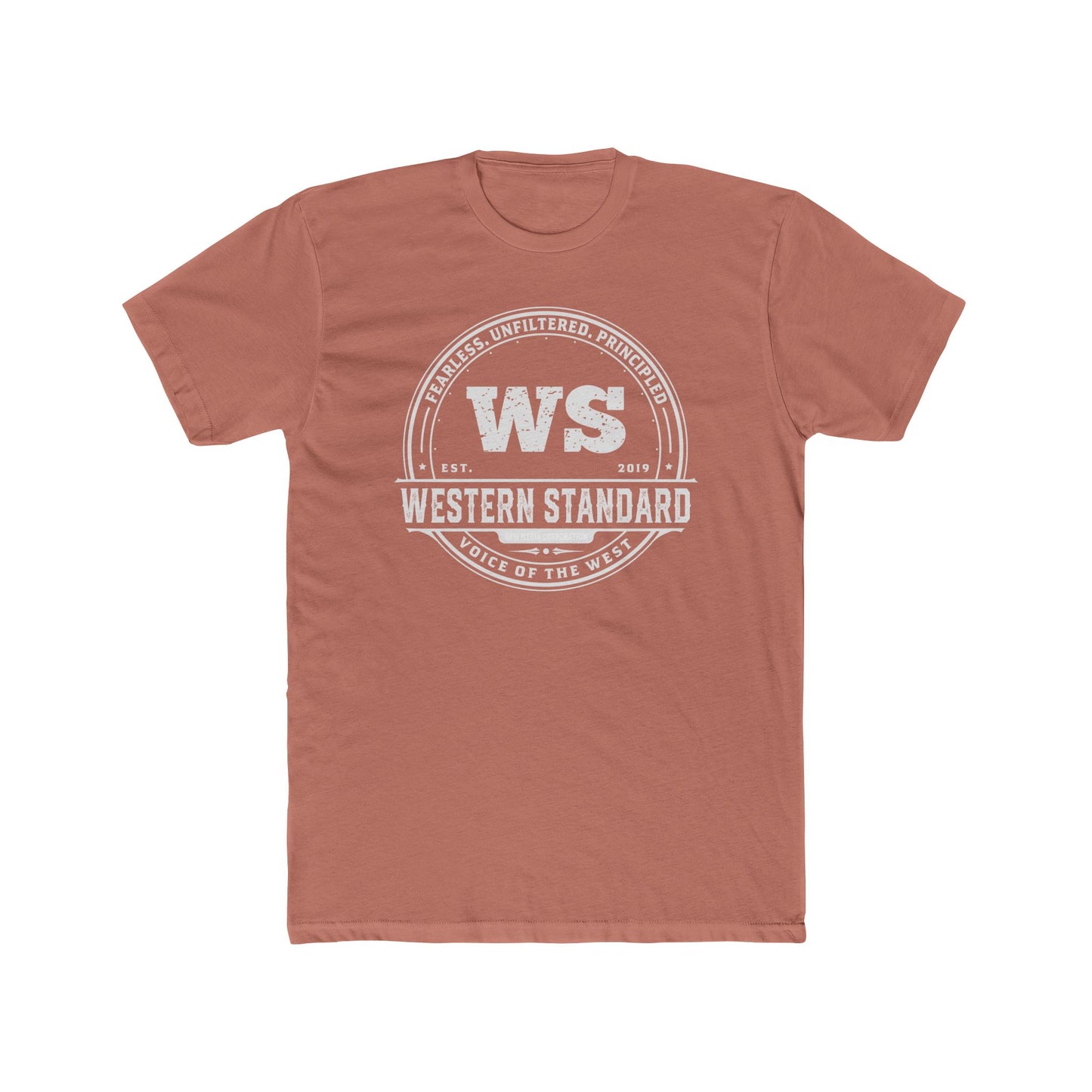 Vintage Western Standard Men's Cotton T-Shirt
