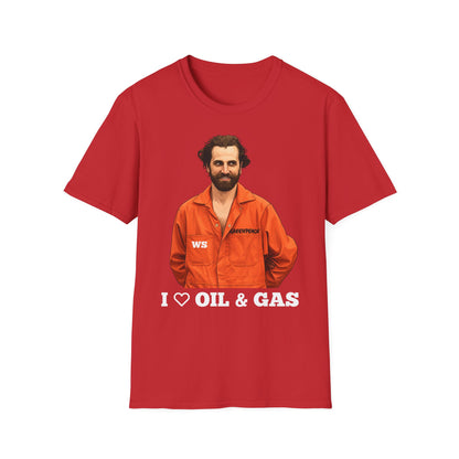Guilbeault 'I Love Oil and Gas' Unisex T-Shirt