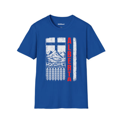 Rugged Alberta Red Unisex T-Shirt