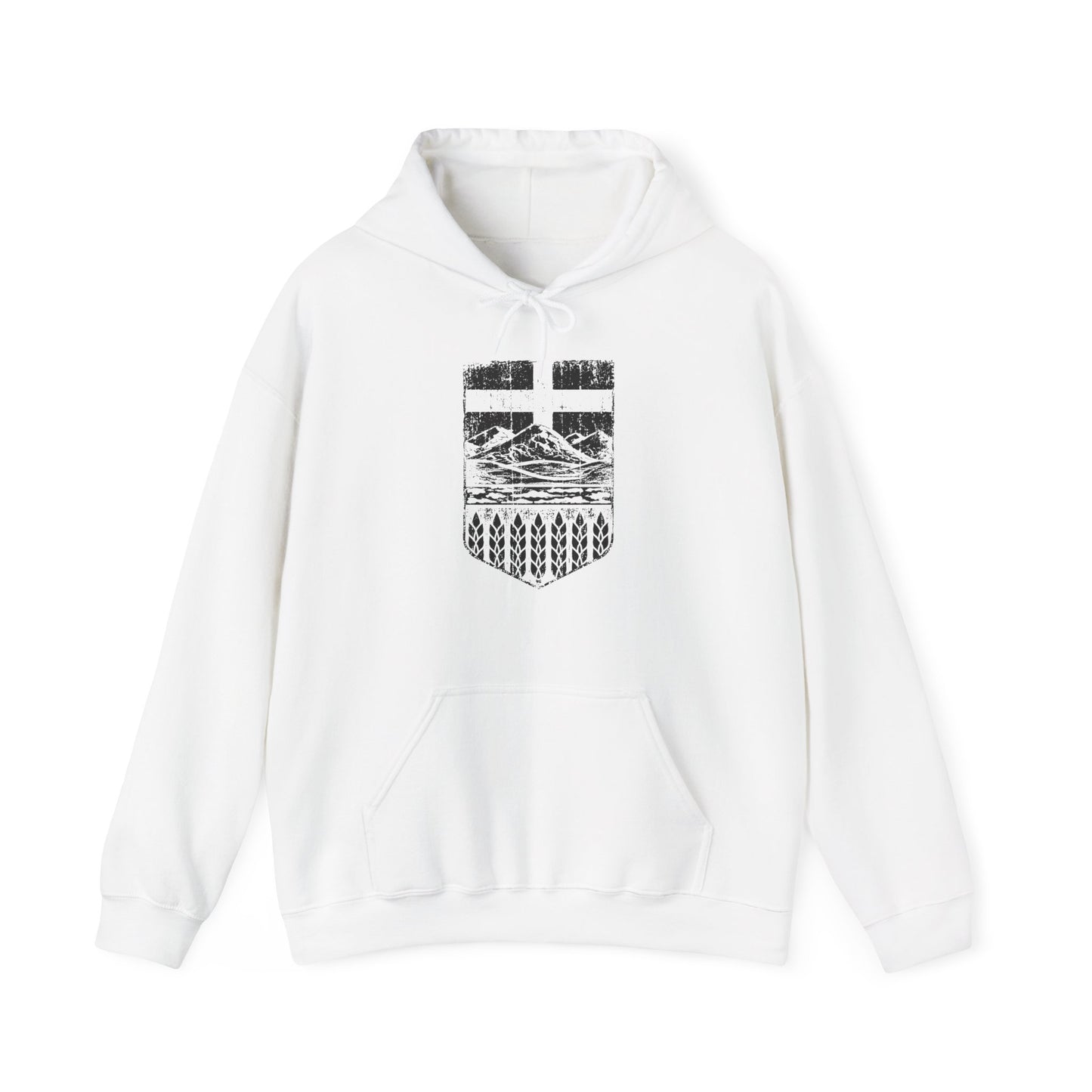 Rugged Shield of Alberta Unisex Hoodie