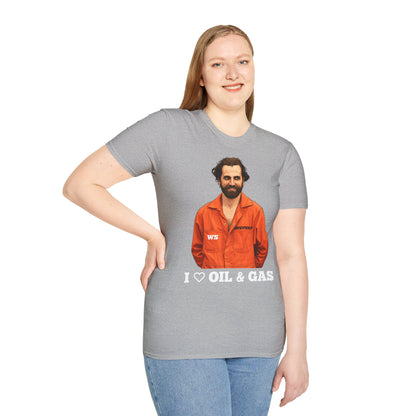 Guilbeault 'I Love Oil and Gas' Unisex T-Shirt