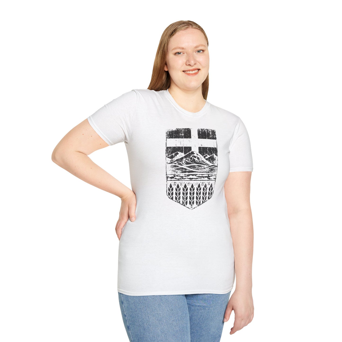 Rugged Alberta Shield Unisex T-Shirt