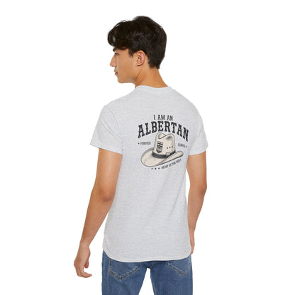 I am Albertan (On the Back) Unisex Premium Tee