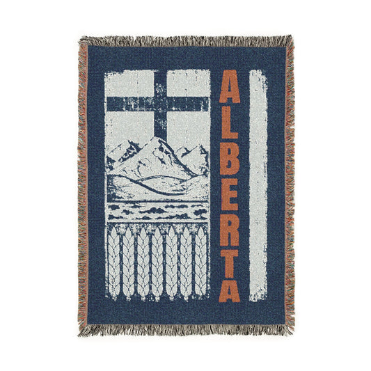 Rugged Alberta Woven Blanket