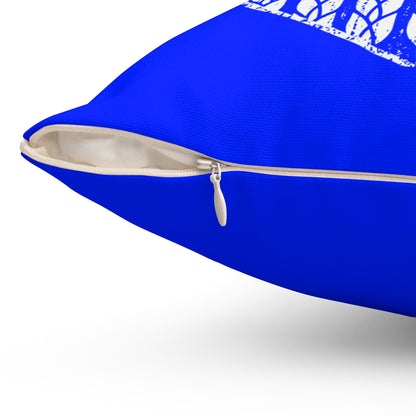 Rugged Shield of Alberta Square Pillow