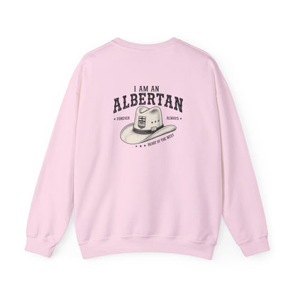 I Am Albertan (On the Back) Unisex Sweatshirt