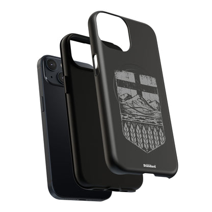 Rugged Alberta Shield Black MagSafe Premium Case