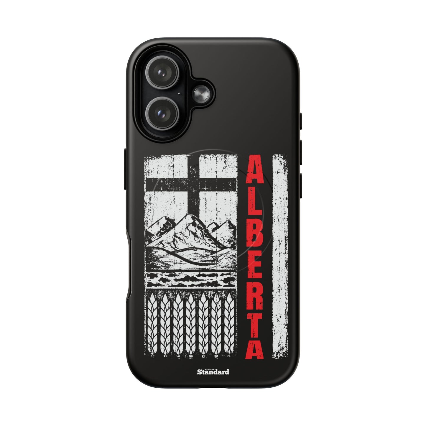 Rugged Alberta Black MagSafe Premium Case