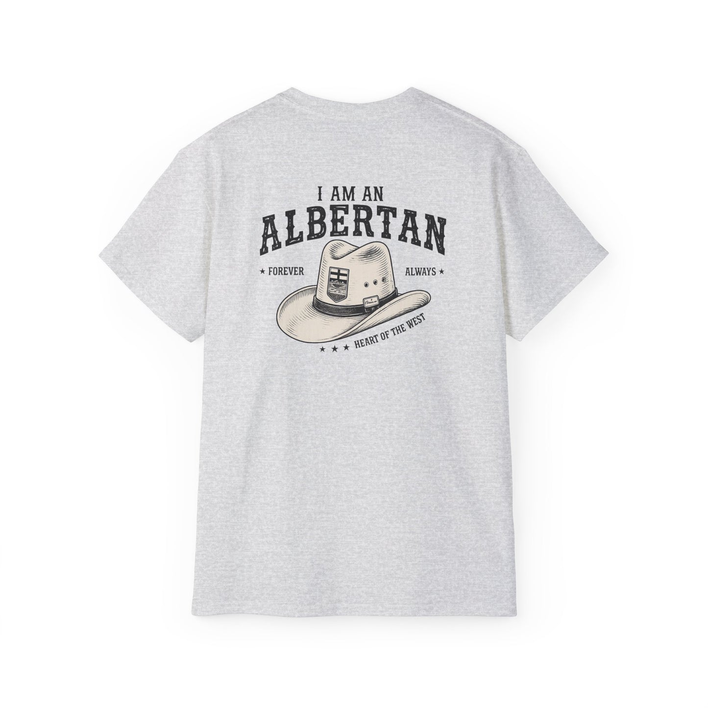 I am Albertan (On the Back) Unisex Premium Tee