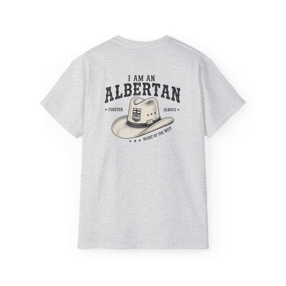 I am Albertan (On the Back) Unisex Premium Tee