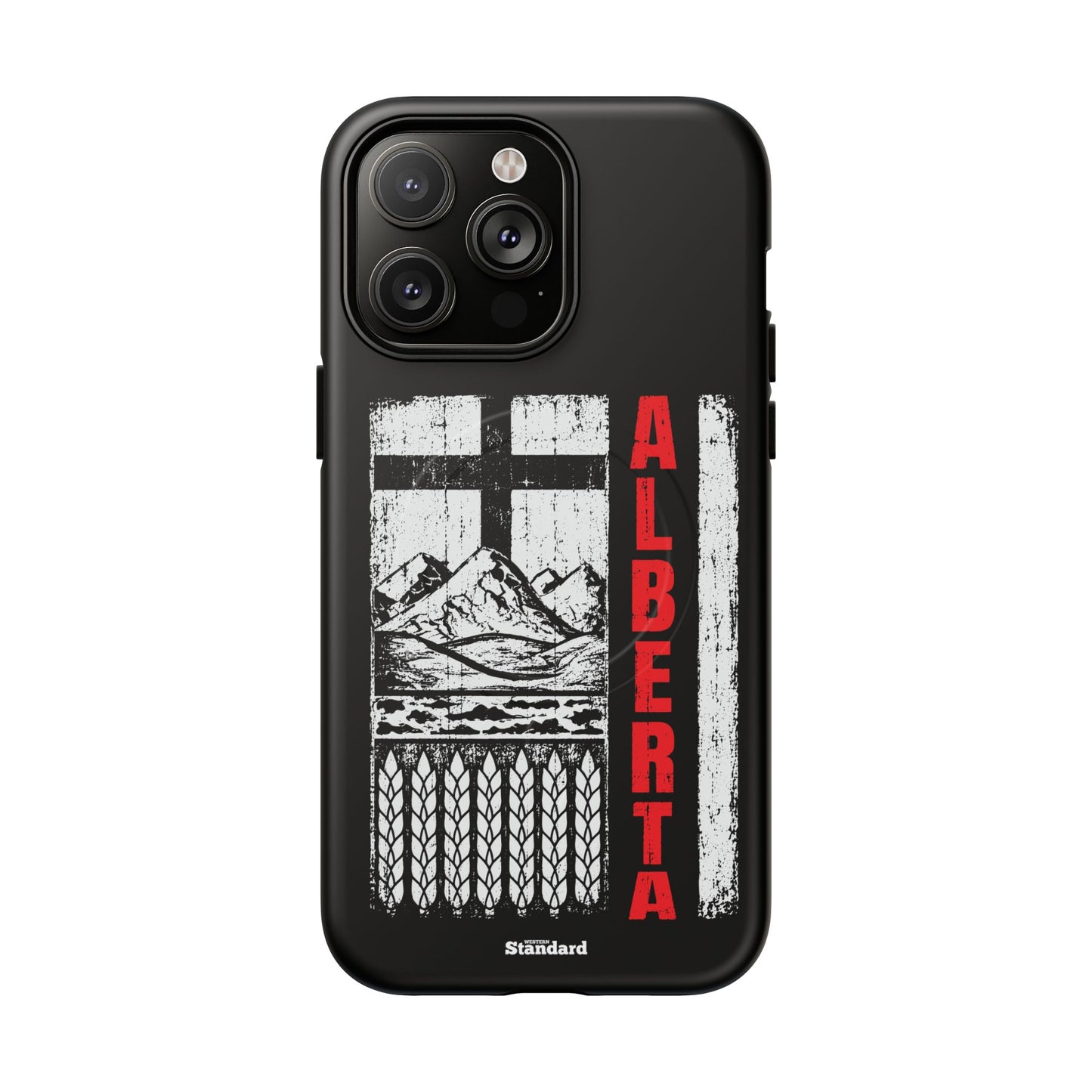 Rugged Alberta Black MagSafe Premium Case