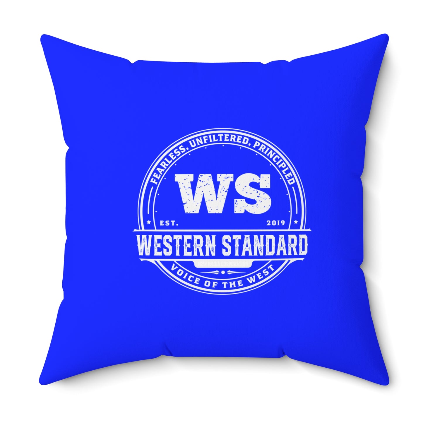Rugged Shield of Alberta Square Pillow