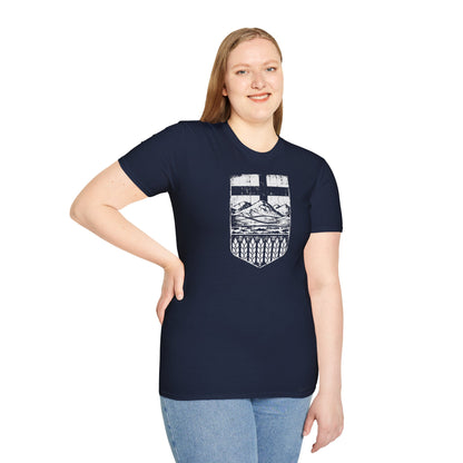 Rugged Alberta Shield Unisex T-Shirt