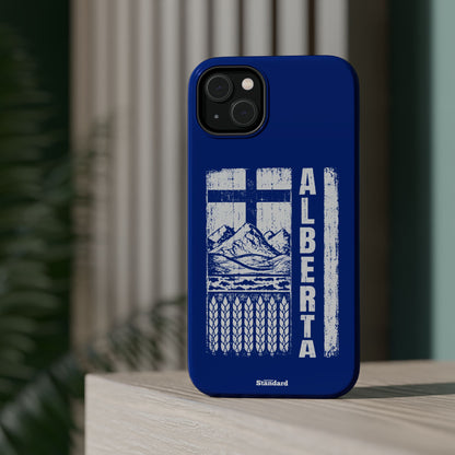 Rugged Alberta Blue MagSafe Phone Case