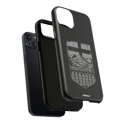 Rugged Alberta Shield Black MagSafe Premium Case