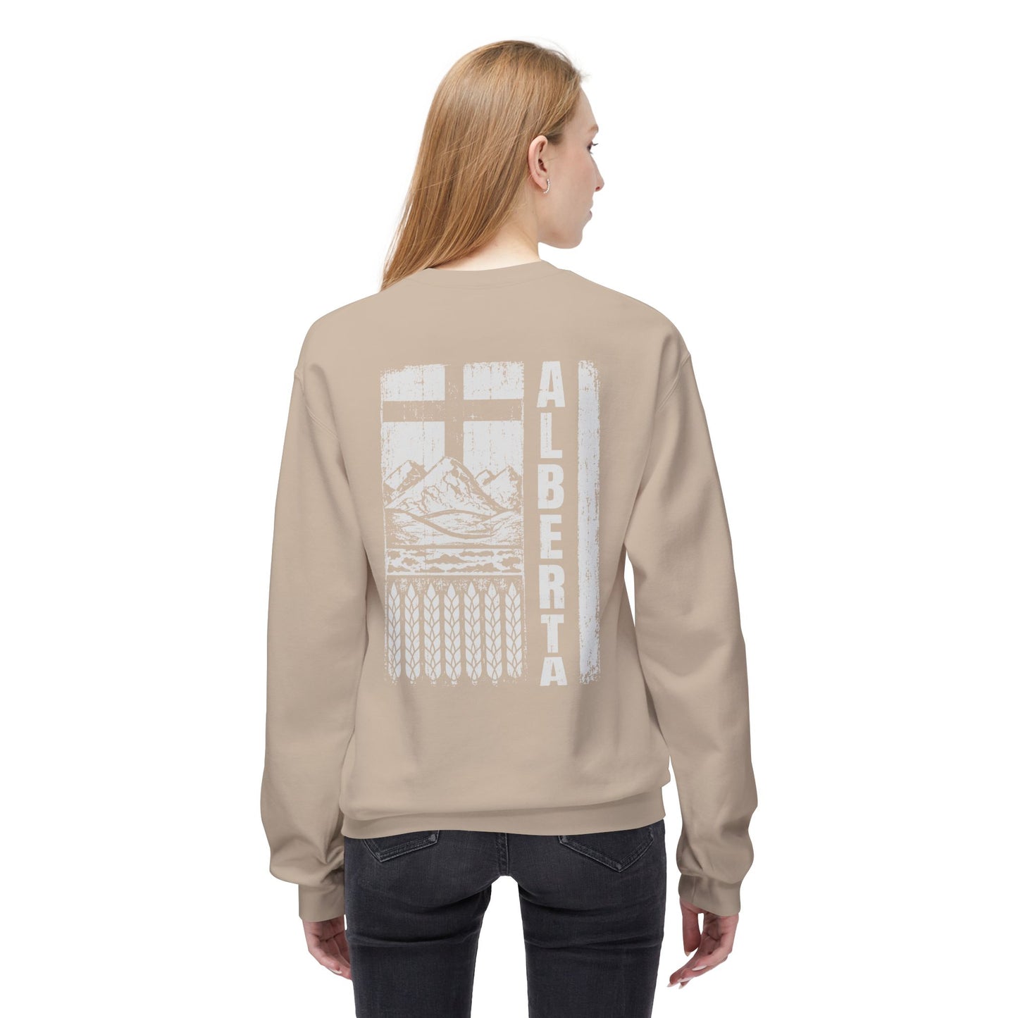 Rugged Alberta (On the Back) Crewneck Sweatshirt