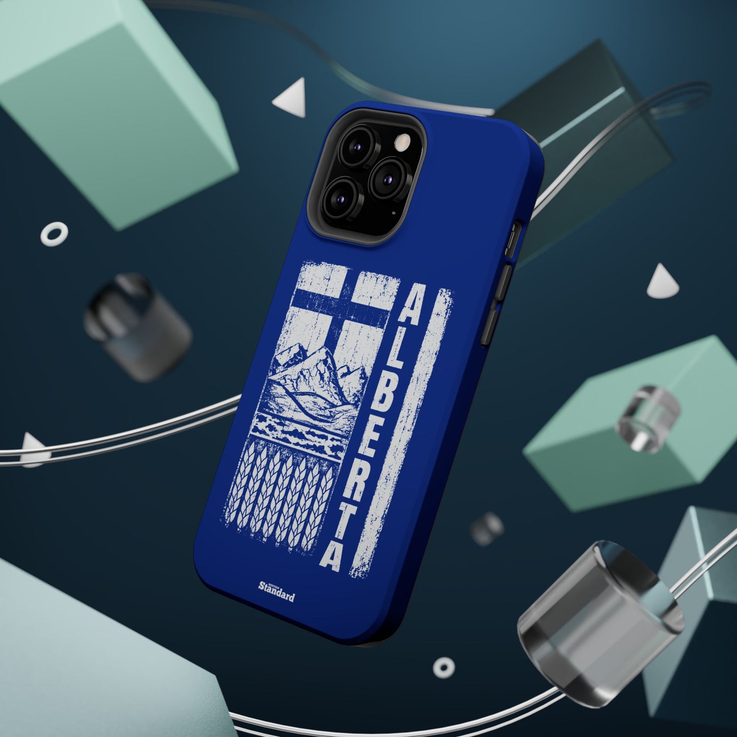 Rugged Alberta Blue MagSafe Phone Case