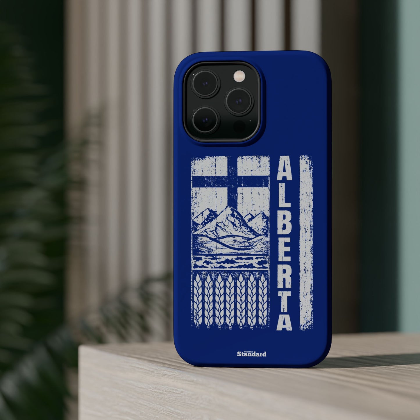 Rugged Alberta Blue MagSafe Phone Case