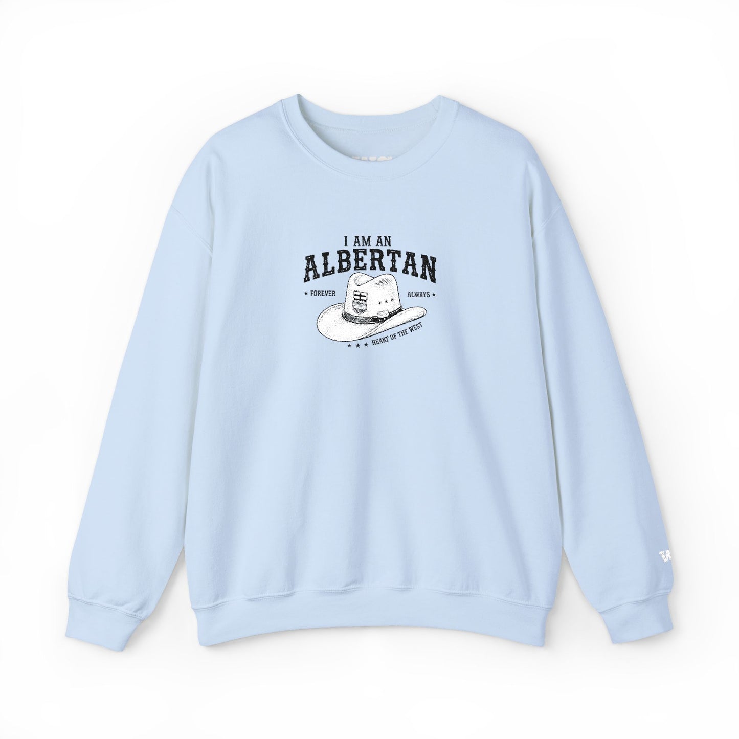 I Am Albertan Unisex Premium Crewneck Sweatshirt (Embroidered)