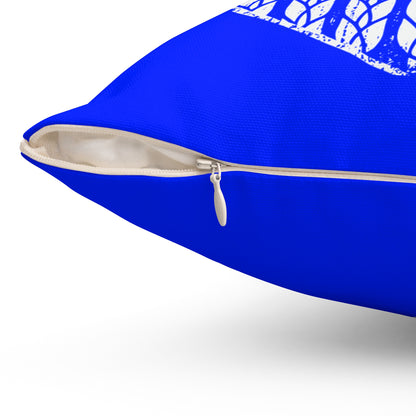Rugged Shield of Alberta Square Pillow