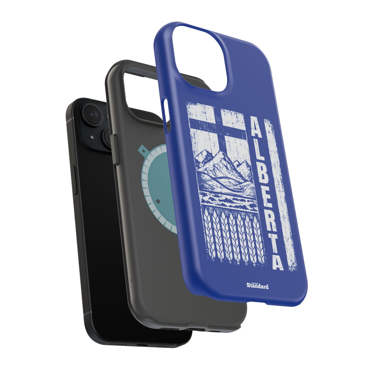 Rugged Alberta Blue MagSafe Phone Case