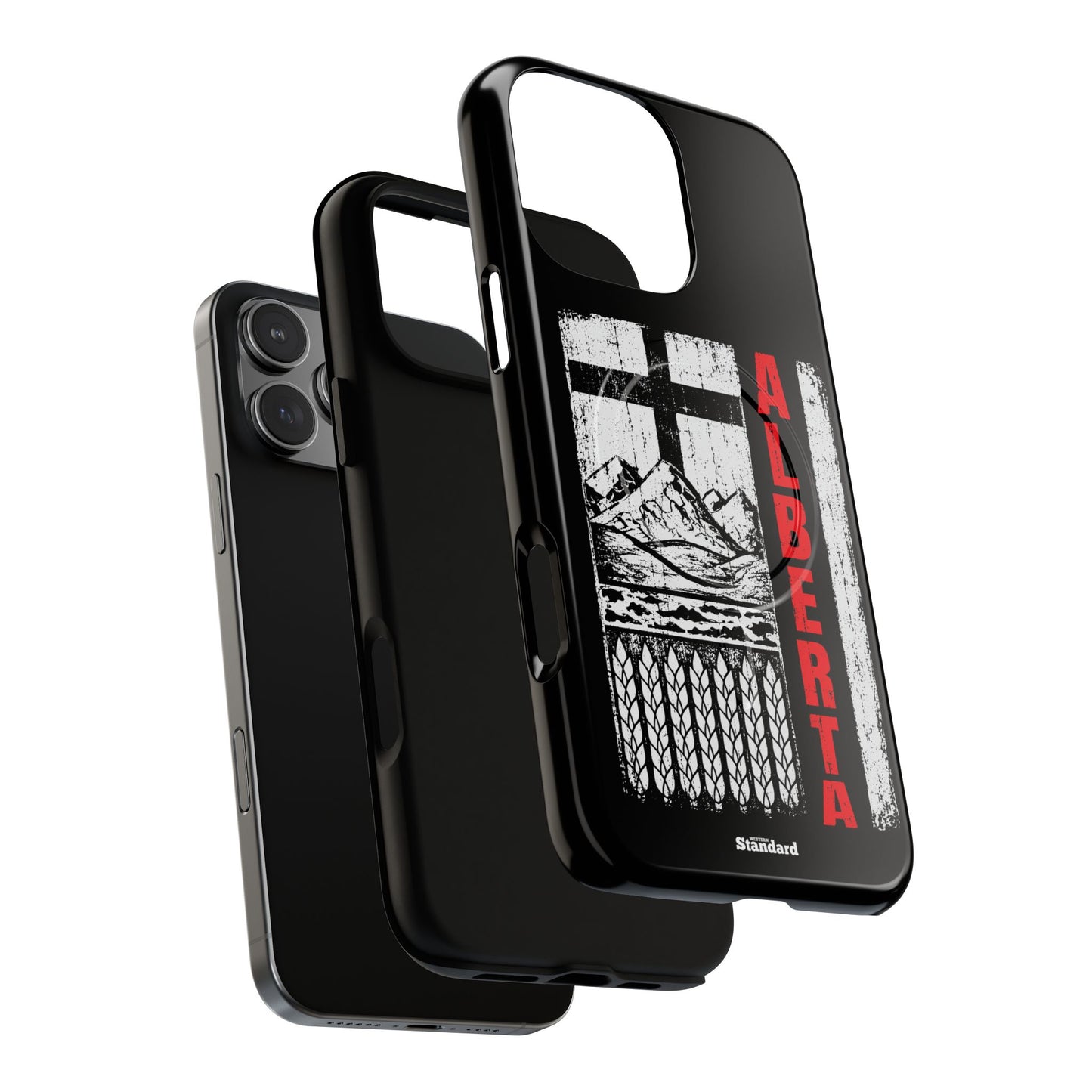 Rugged Alberta Black MagSafe Premium Case