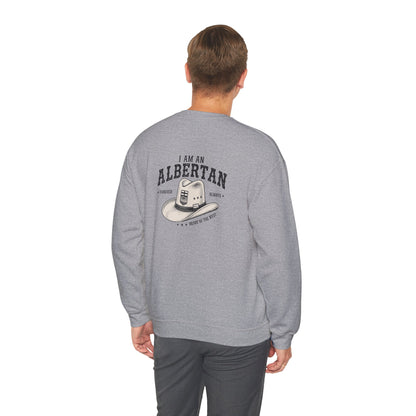 I Am Albertan (On the Back) Unisex Sweatshirt