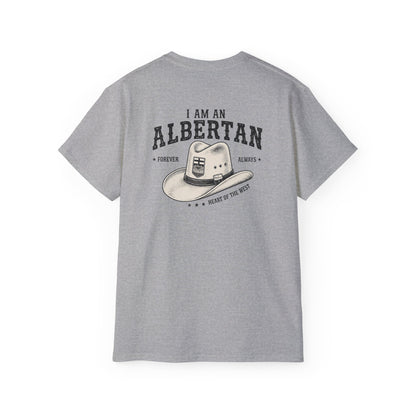 I am Albertan (On the Back) Unisex Premium Tee