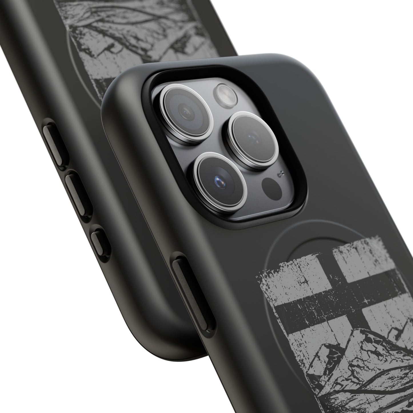 Rugged Alberta Shield Black MagSafe Premium Case