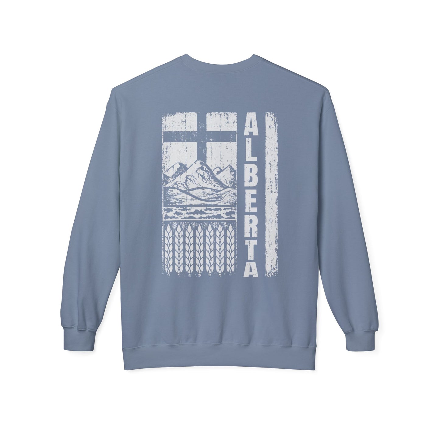 Rugged Alberta (On the Back) Crewneck Sweatshirt