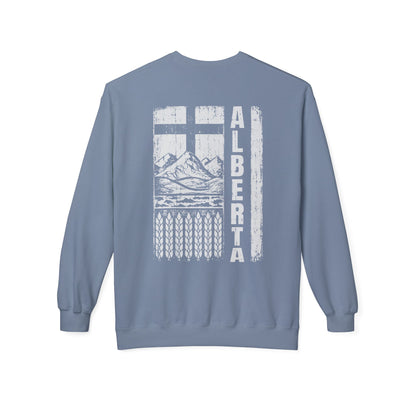 Rugged Alberta (On the Back) Crewneck Sweatshirt