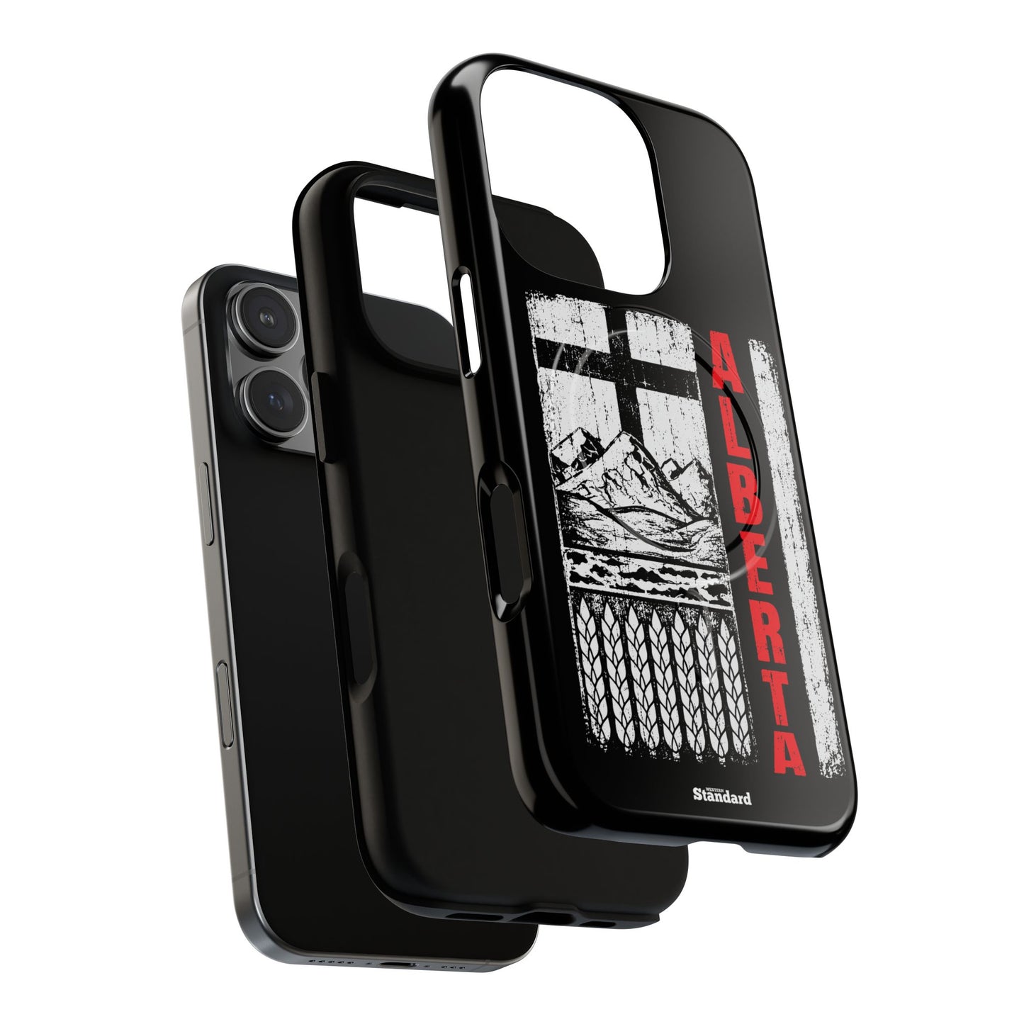 Rugged Alberta Black MagSafe Premium Case