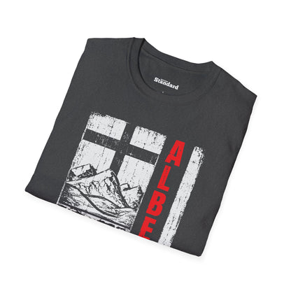 Rugged Alberta Red Unisex T-Shirt
