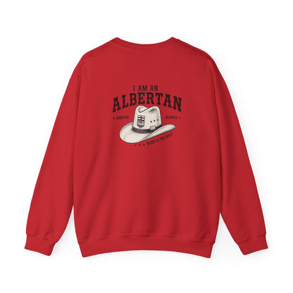 I Am Albertan (On the Back) Unisex Sweatshirt